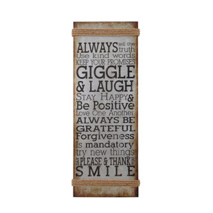 Wall Sign Decor Wayfair Co Uk Metal Rope Wall Sign Decor