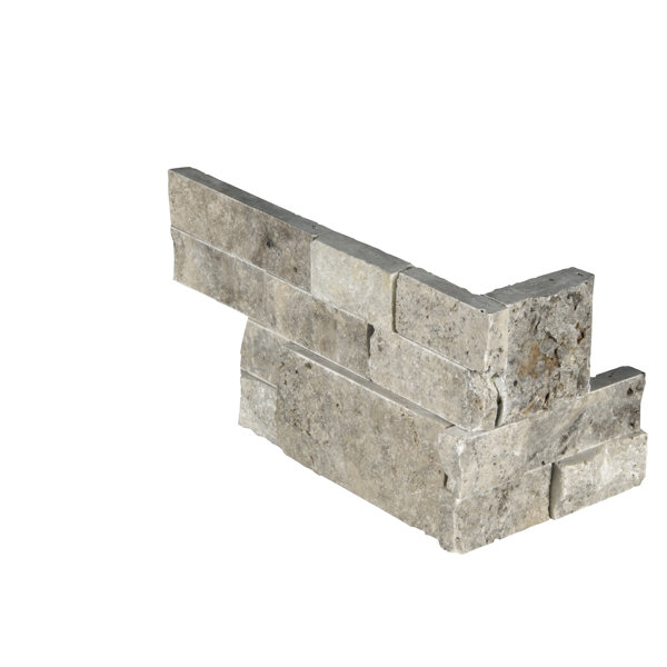 6 x 18 Travertine Tile in Gray/Beige by MSI