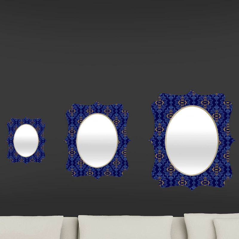 Deny Designs Belle13 Royal Damask Pattern Quatrefoil Mirror & Reviews