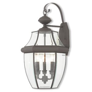 Gustavson 3-Light Outdoor Wall Lantern