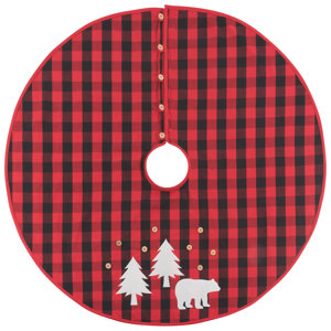 Buffalo Check Tree Skirt