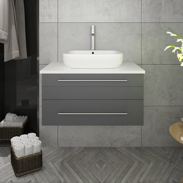 30 Inch Wall Hung Vanity Wayfair 30 Inch Wall Hung Vanity Wayfair