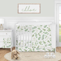 palm leaf crib sheet