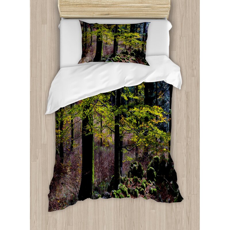 East Urban Home Forest Duvet Cover Set Wayfair