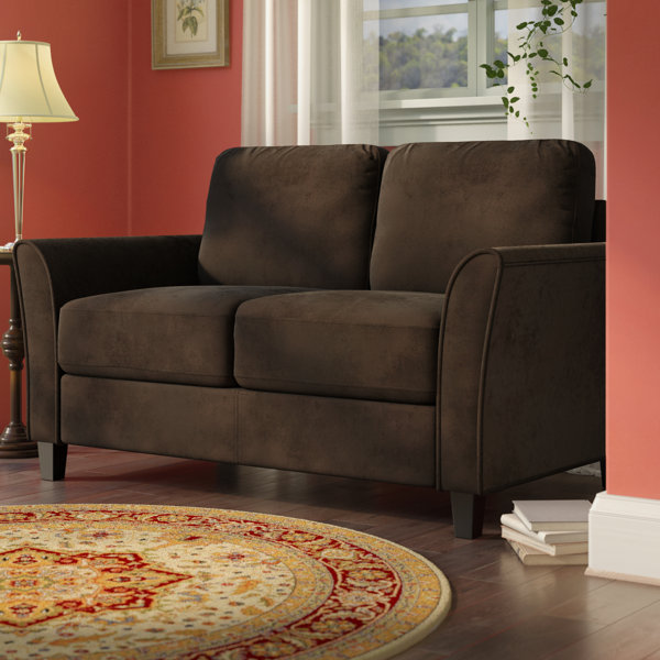 Patricia Curved Arm Loveseat by Charlton Home
