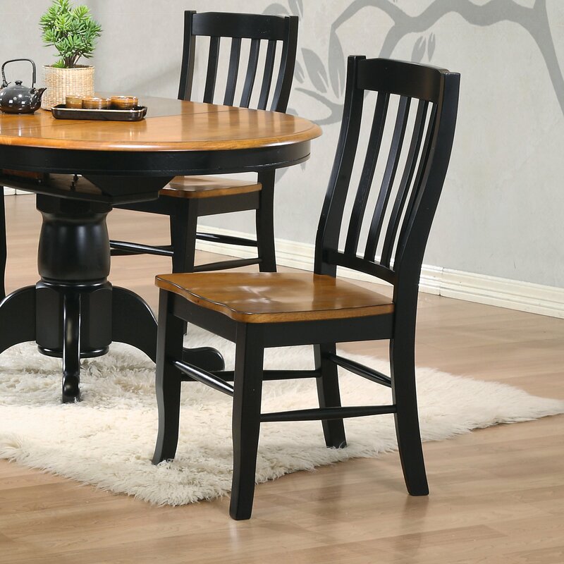 Courtdale Back Solid Wood Dining Chair & Reviews | Birch Lane