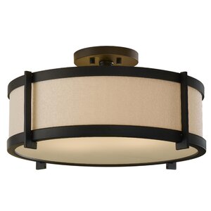 Strope 2-Light Semi-Flush Mount