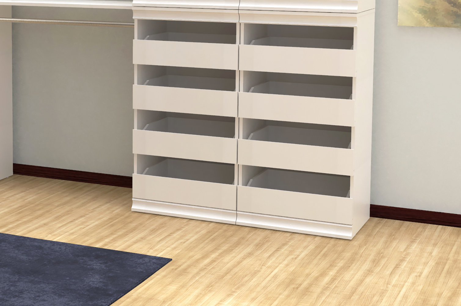 Closetmaid Modular Storage 21 38 W Stackable 4 Drawer Unit