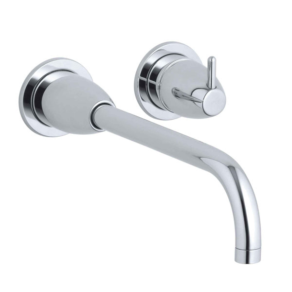 Falling Water Water Wall-Mount Bathroom Sink Faucet Trim with 10-1/4 Angular Spout, Requires Valve by Kohler