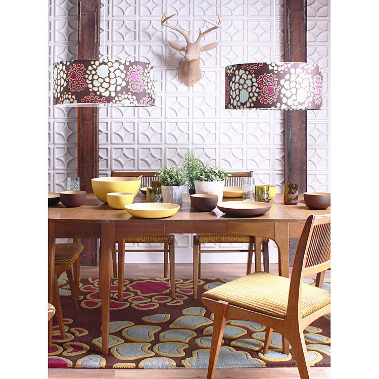 Inhabit Luna Wall Flats 18" x 18" Geometric 3D Embossed Panel Wallpaper & Reviews Wayfair