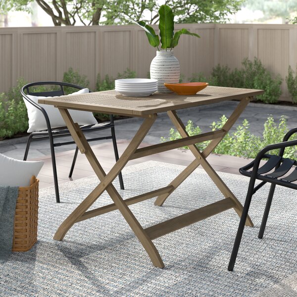 Zipcode Design Enola Folding Wooden Dining Table & Reviews ... on {keyword}