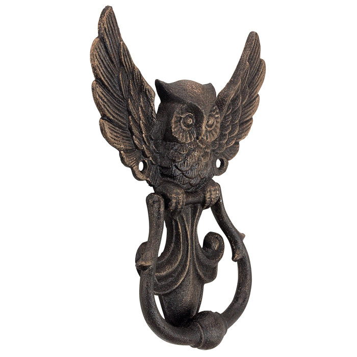 Design Toscano Mystical Spirit Owl Authentic Foundry Door Knocker