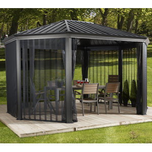 Komodo 15 Ft. W x 12 Ft. D Steel Permanent Gazebo