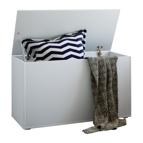 Teddy Hallway Storage Bench Metro Lane Colour: White