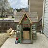 backyard discovery victorian inn all cedar outdoor wooden playhouse