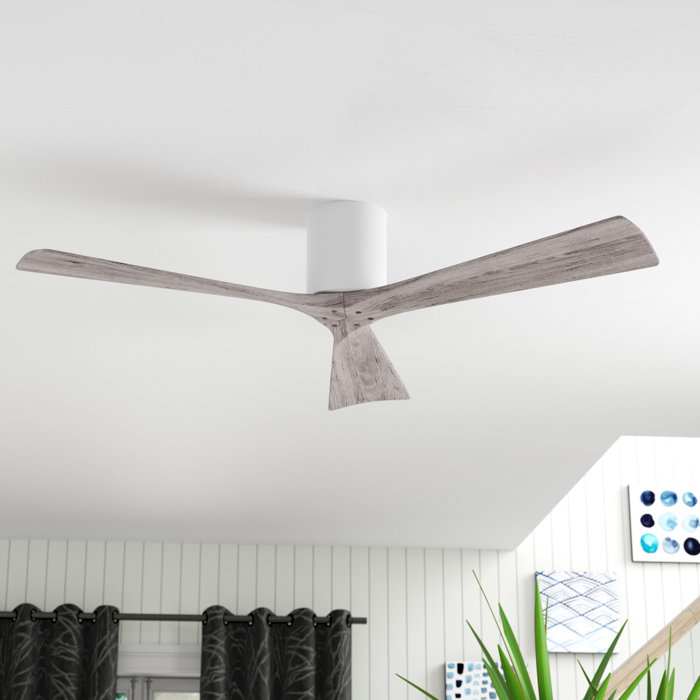 Wade Logan 52 Rosalind 3 Blade Hugger Ceiling Fan Reviews Wayfair