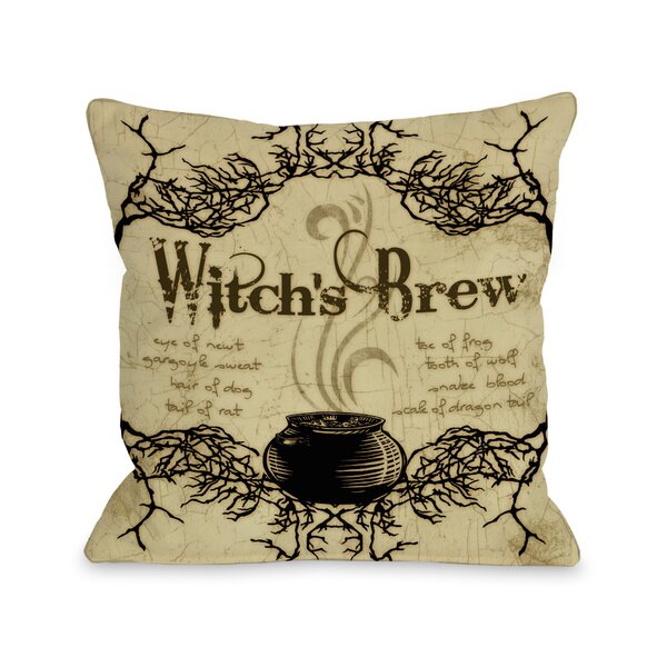 Witch's Brew Throw Pillow