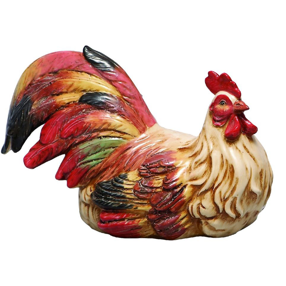 Urban Designs Ceramic Country Rooster Statue & Reviews Wayfair