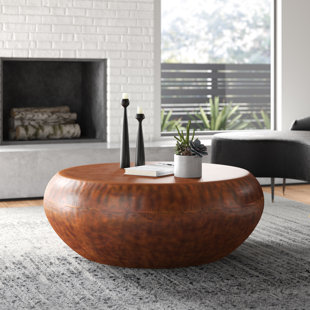 Modern Industrial Round Coffee Tables Allmodern