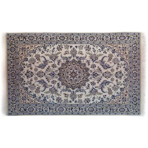 One-of-a-Kind Nain Hand-Knotted Ivory Area Rug