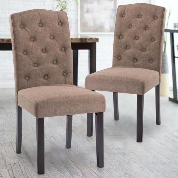 Plourde Upholstered Dining Chair (Set Of 2) By Charlton Home