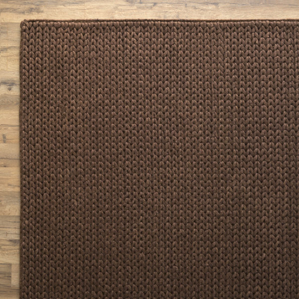 Duppstadt Handwoven Flatweave Wool Chocolate Area Rug by Birch Lane_ Heritage