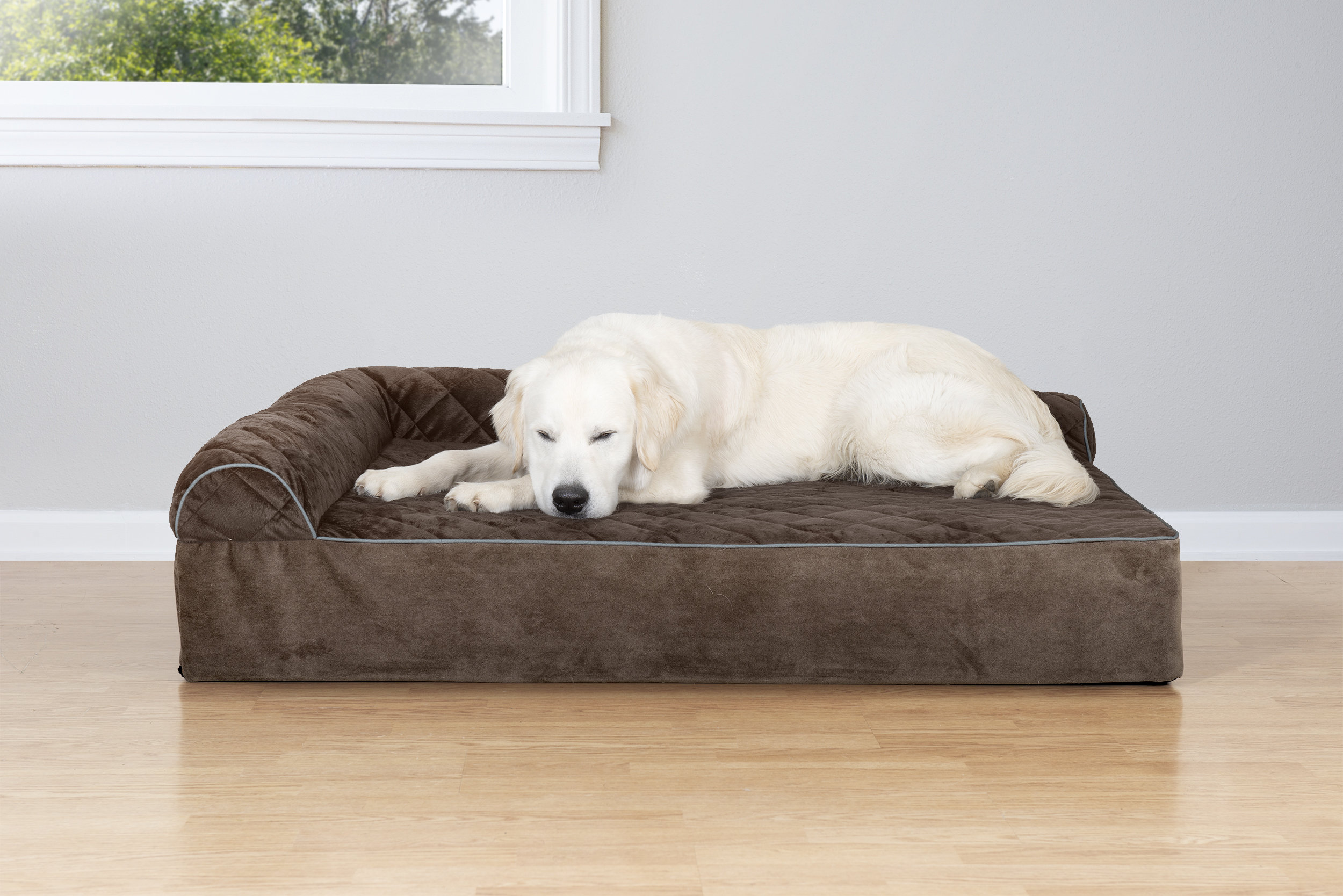 Tucker Murphy Pet Griego Quilted L Chaise Lounge Dog Bed Sofa Tucker Murphy Pet Griego Quilted L