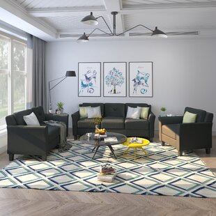 Abduljaleel 3 Piece Standard Living Room Set by Latitude Run®
