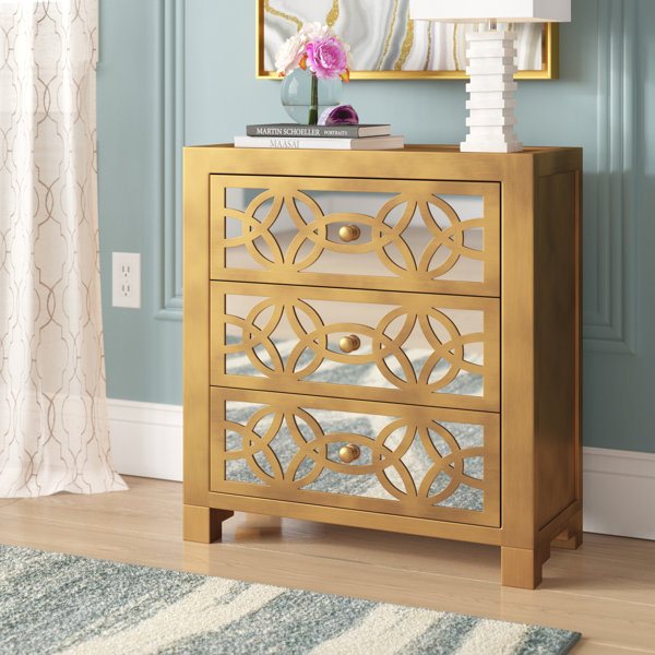 Review Elkton 3 Drawer Accent Chest