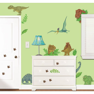 In Dinosaur Land Super Jumbo Appliquu00e9 Wall Decal
