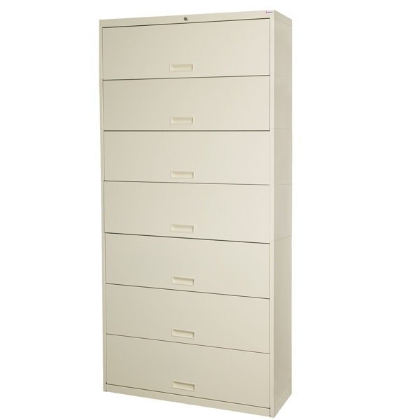Stak-N-Lok 100 Series 7 Door 24 W Letter Size and Locking High Cabinet by Datum Storage