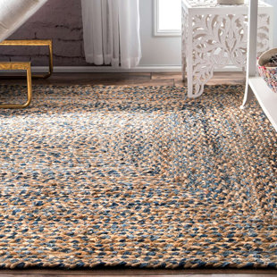 Blue Rugs You Ll Love Wayfair Destrie Hand Braided Blue Area Rug