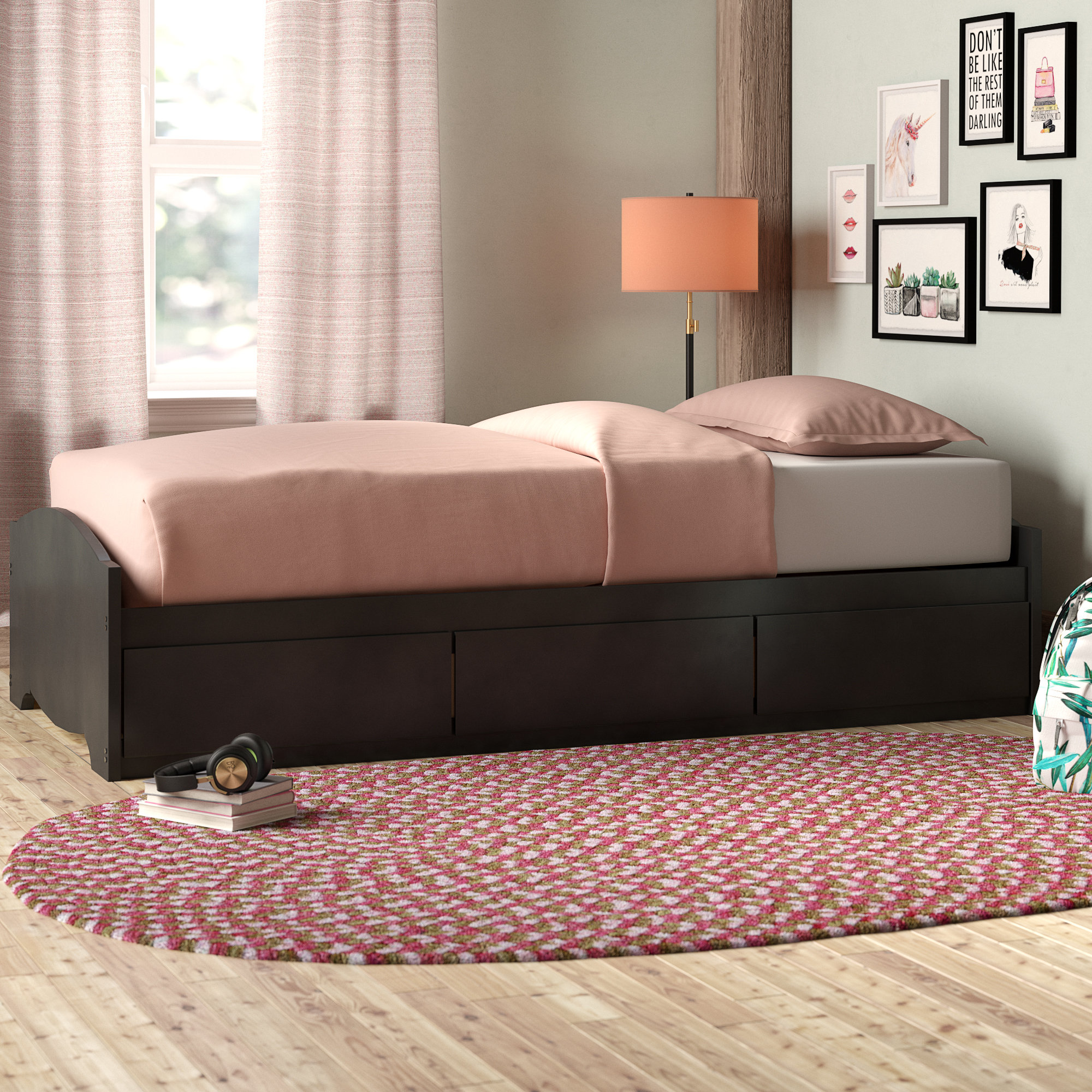 Harriet Bee Nolanville Extra Long Twin Mate S Captain Bed With Harriet Bee Nolanville Extra Long Twin