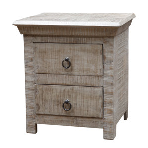 Troy 2 Drawer Nightstand by MOTI Furniture