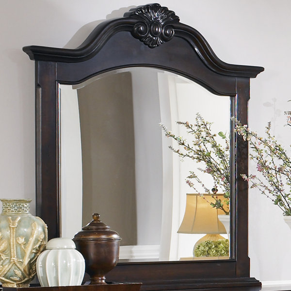 Gilmer Crowned Top Mirror by Astoria Grand