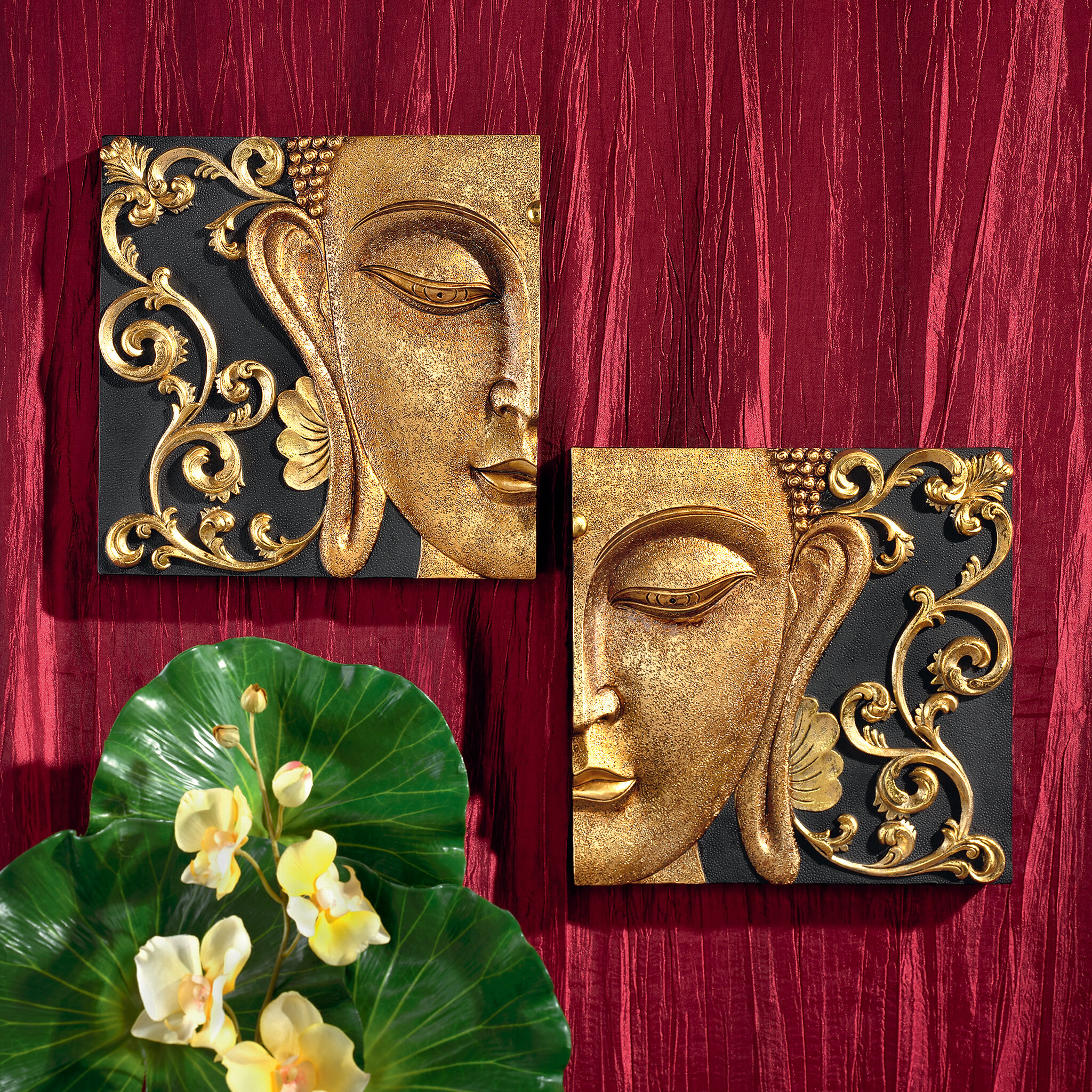 Metal Sign meditate Buddha quote metallic decorative tin wall door plaque gift