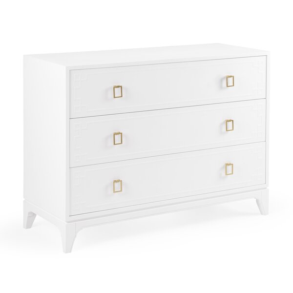 Wildwood Greek 3 Drawer Standard Dresser Wayfair