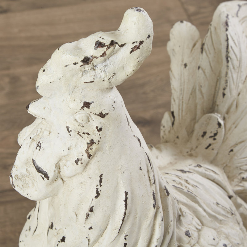 August Grove Rooster Statue & Reviews Wayfair