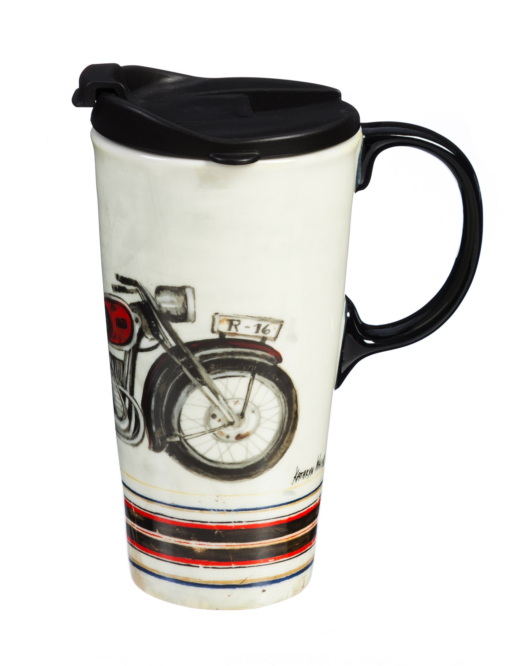 Winston Porter Naczi Motorcycle Perfect Travel Mug Wayfair