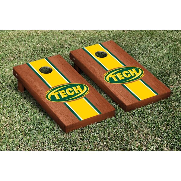 NCAA Rosewood Stained Cornhole Game Set by Victory Tailgate