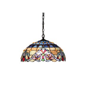 Laurie 2-Light Ceiling Bowl Pendant