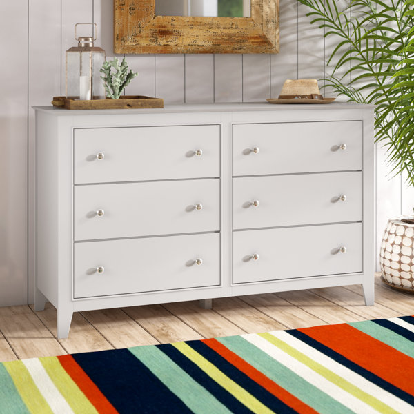 Best #1 Vidor 6 Drawer Double Dresser By Harriet Bee Savings