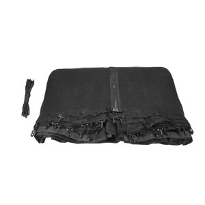 15' Round Trampoline Safety Net Using 6 Poles