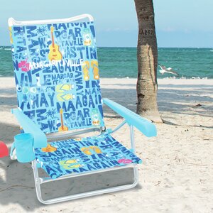 Lay Flat Reclining Beach Chair