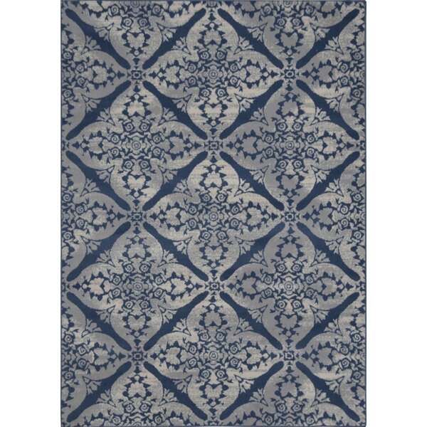 Anzell Blue/Gray Area Rug by Andover Mills