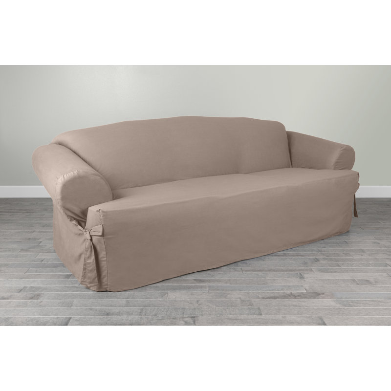 Cotton Duck T Cushion Sofa Slipcover Reviews Joss Main Cotton Duck T Cushion Sofa Slipcover