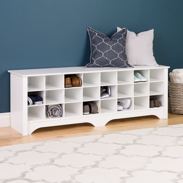 Ingham Shoe Cubby Storage Bench by Winston Porter