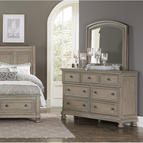Amazing Carleton 7 Drawer Double Dresser With Mirror By Canora Grey Great Reviews