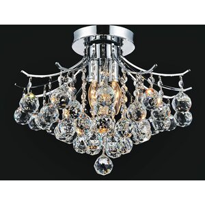 Princess 4-Light Semi Flush Mount