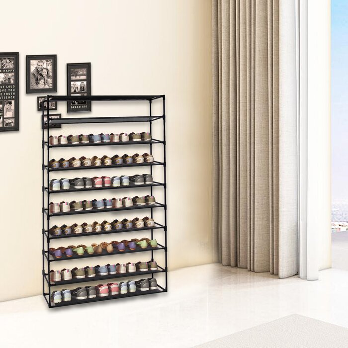 50 Pair Stackable Shoe Rack